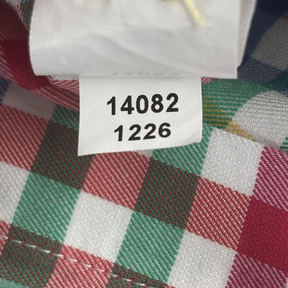 Southern Tide Shirt Mens Medium Multicolor Gingham Classic Fit Button Down Plaid - Picture 10 of 13